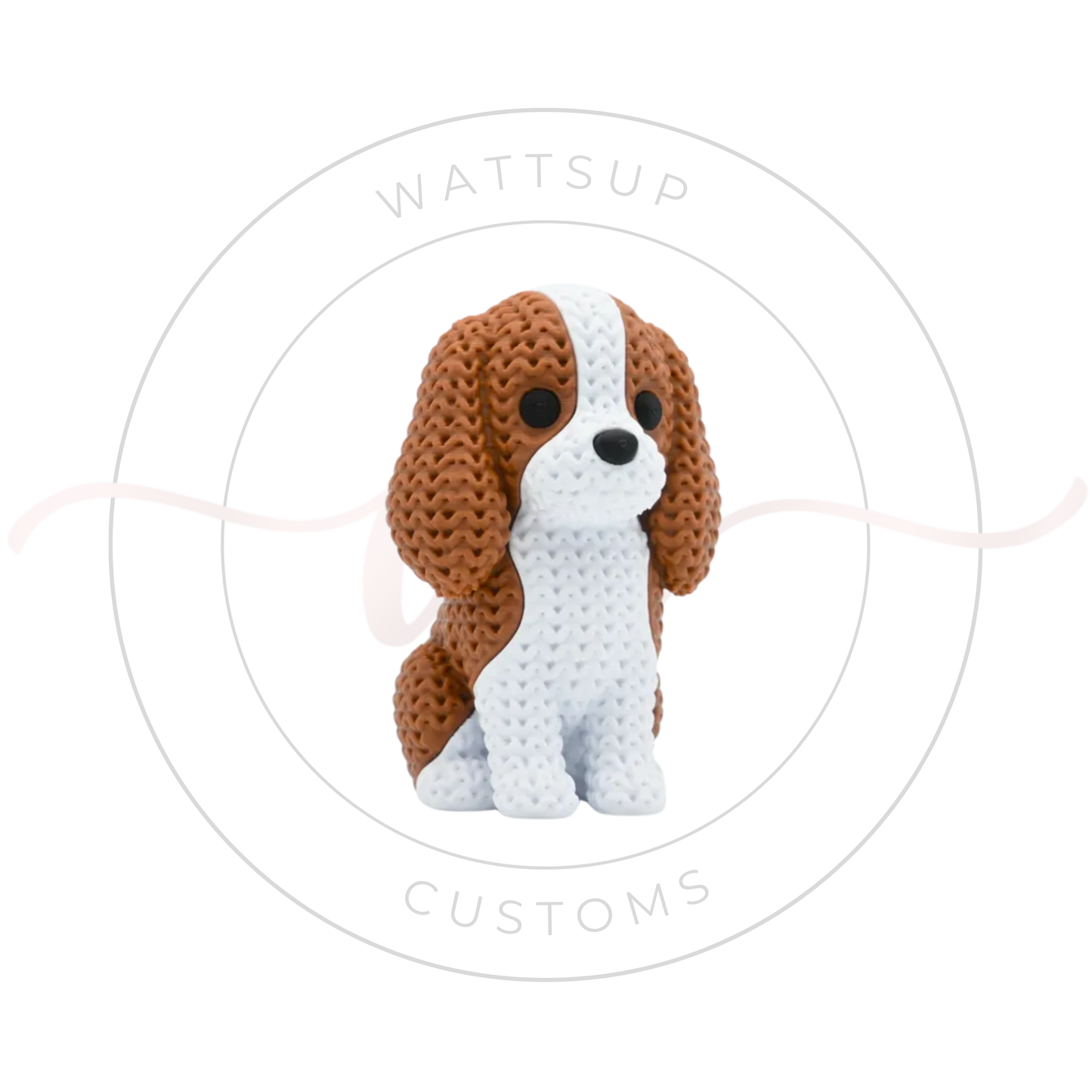 Knitted Dog and Cat Straw Charms
