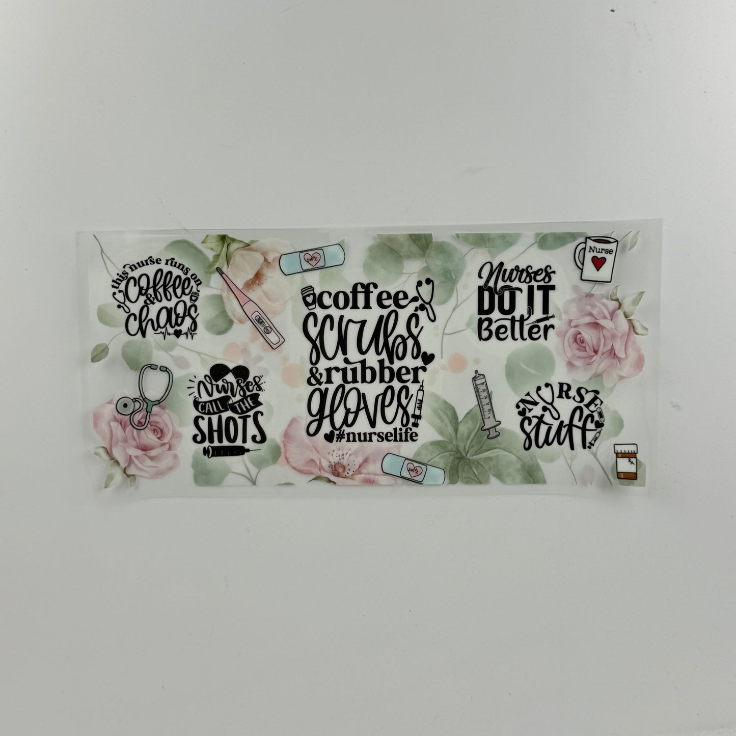 Coffee, Scrubs, and Rubber Gloves Quote - Wattsupcustoms