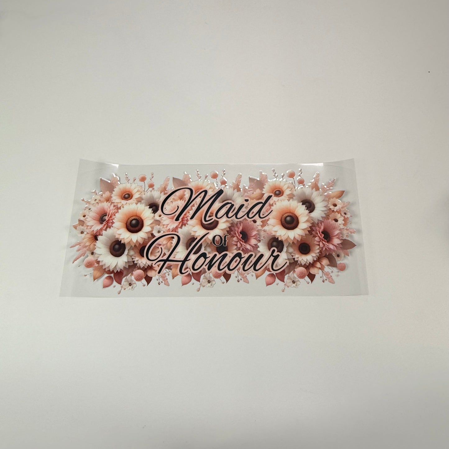 Maid of Honor With Flowers