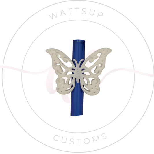 Butterfly Straw Charm - Wattsupcustoms