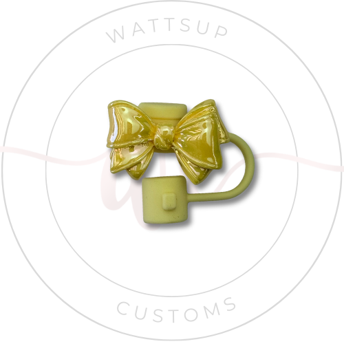 Bow Straw Toppers - Wattsupcustoms