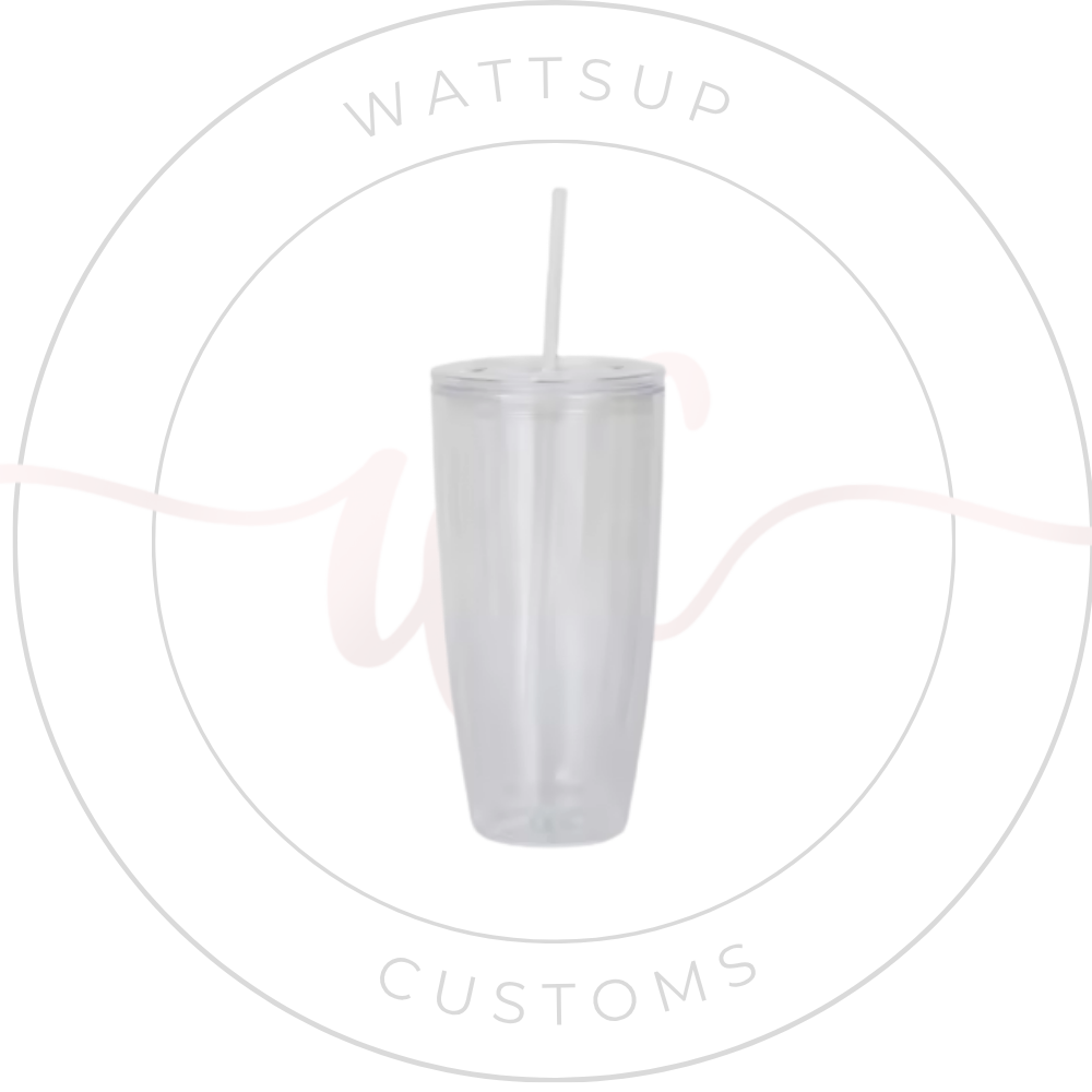 BULK - 24oz Curved Acrylic Cups - PREORDER - Wattsupcustoms