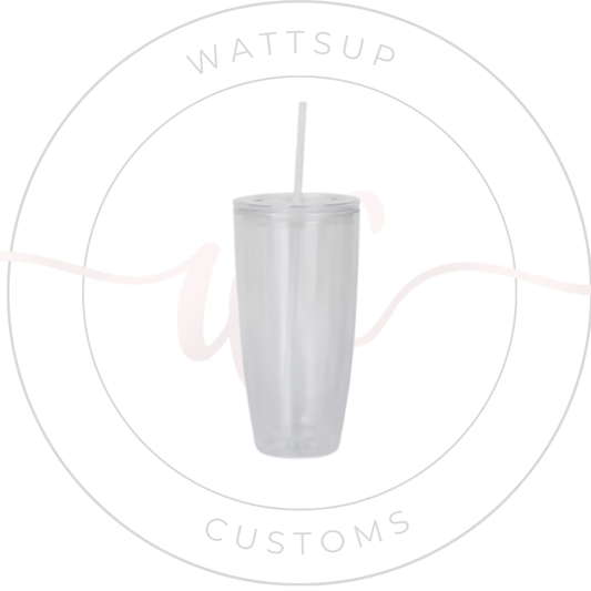 BULK - 24oz Curved Acrylic Cups - PREORDER - Wattsupcustoms