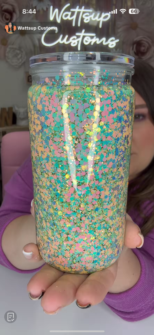 16oz Acrylic Slow Flow Cayman Bliss - Wattsupcustoms