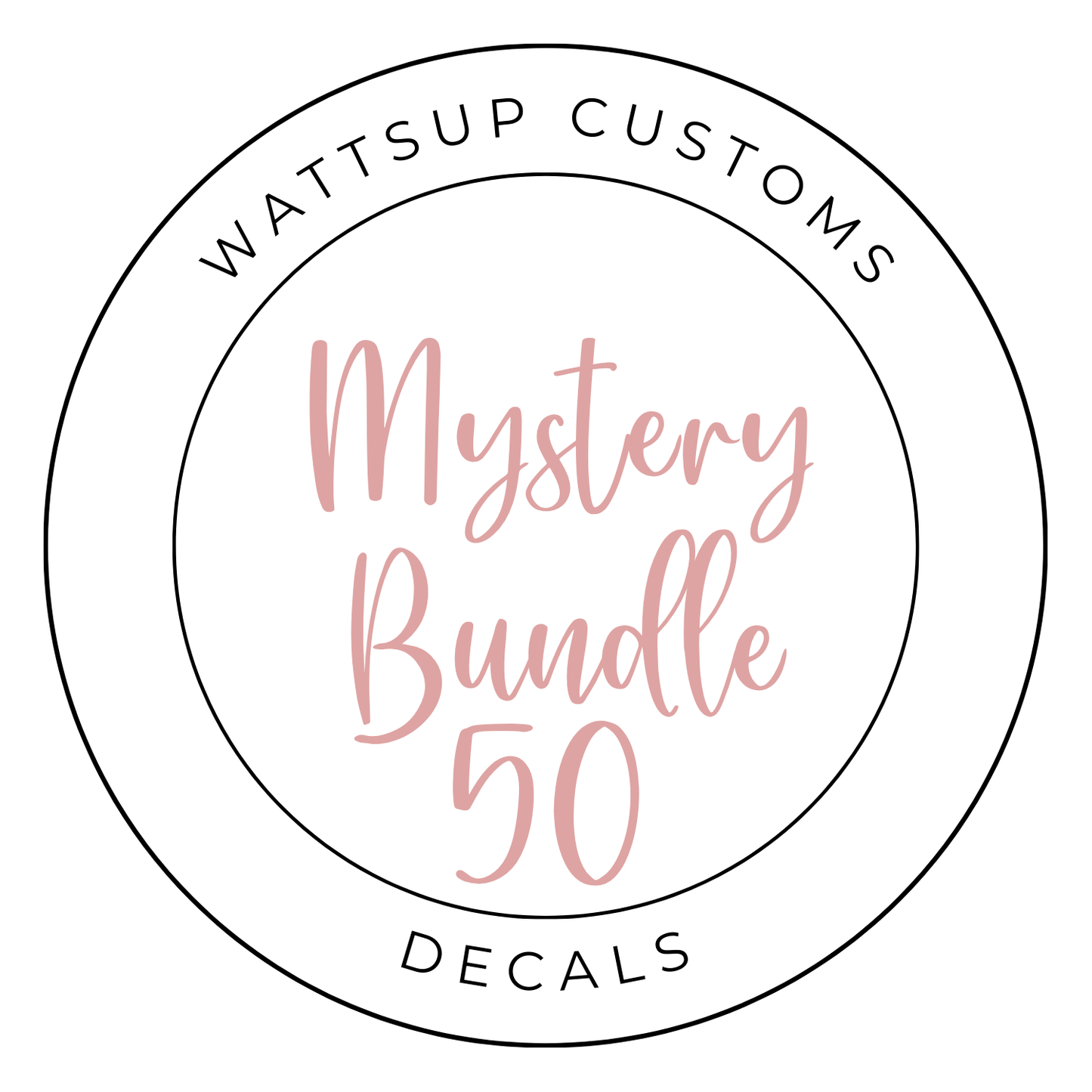 Mystery Decals Bundles - Wattsupcustoms