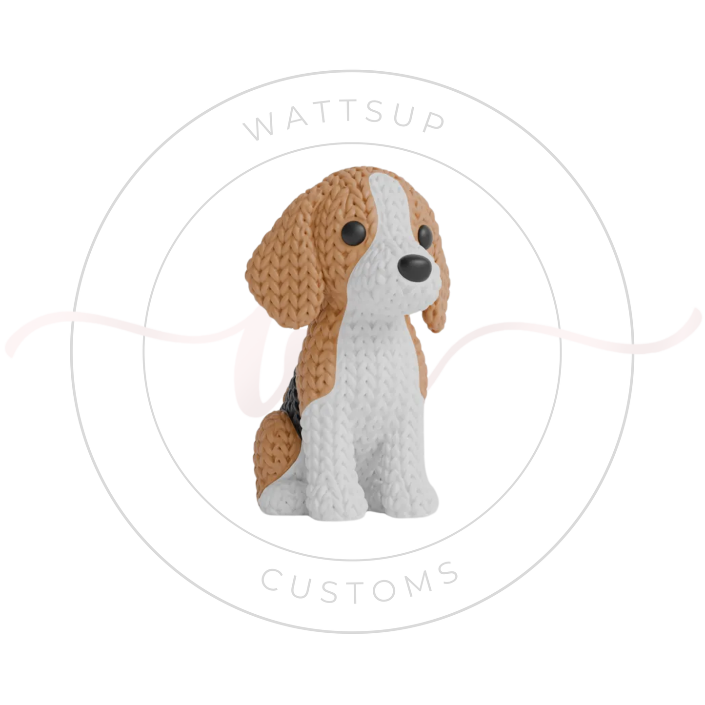 Knitted Dog and Cat Figures or Keychains