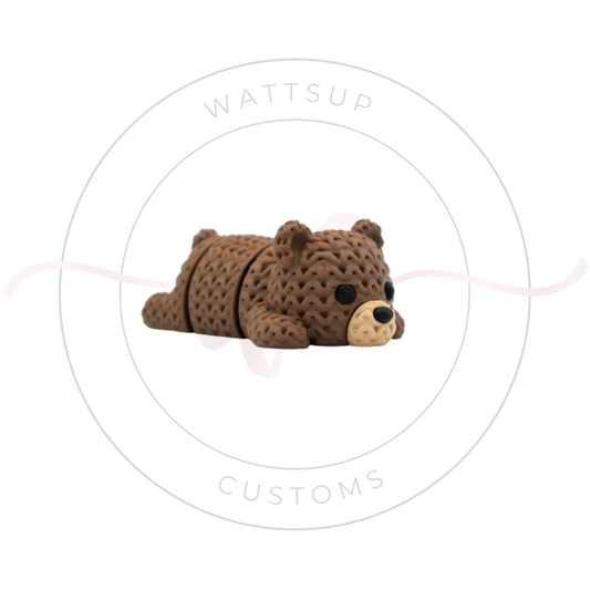 Articulated Knitted Animal Figures Or Keychains - Wattsupcustoms