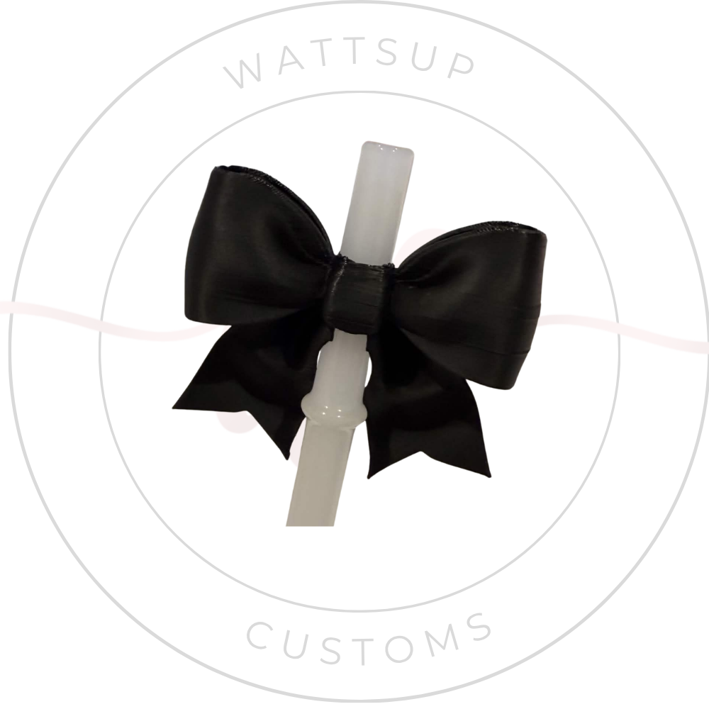 Bow Straw Charm - Wattsupcustoms