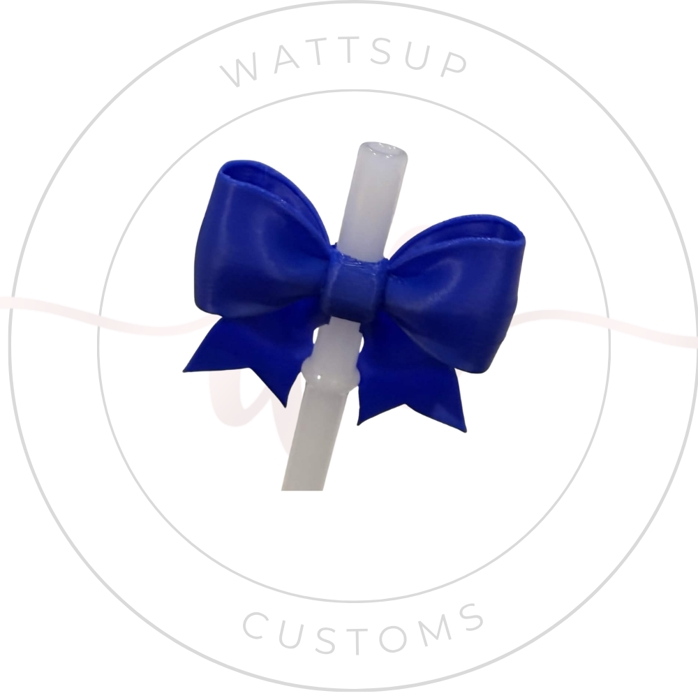Bow Straw Charm - Wattsupcustoms