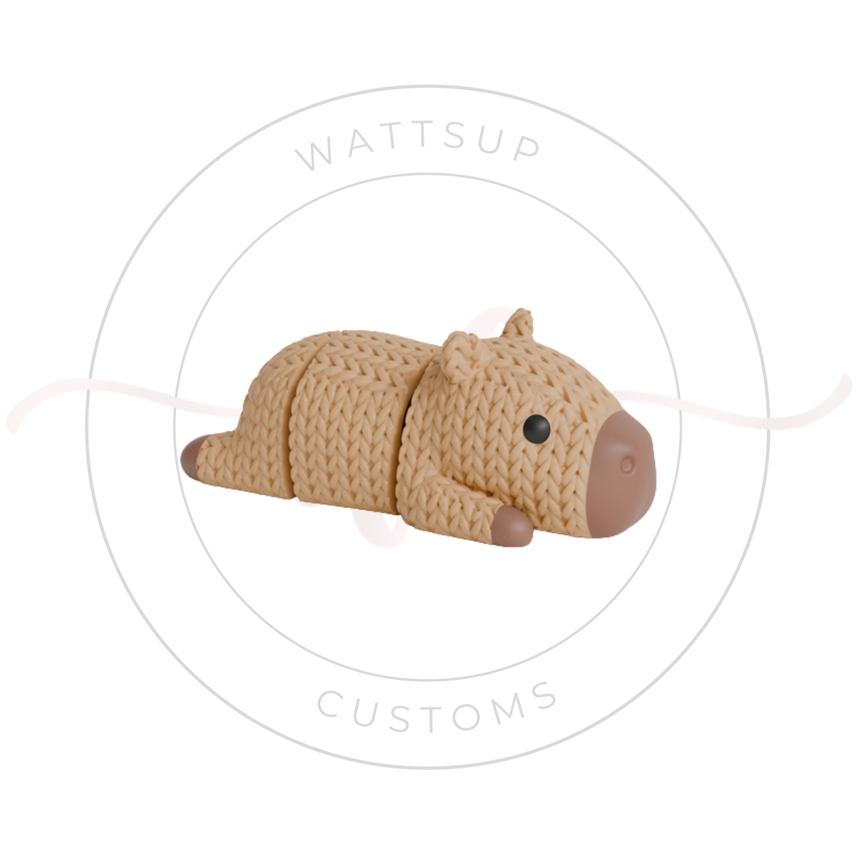 Articulated Knitted Animal Figures Or Keychains - Wattsupcustoms