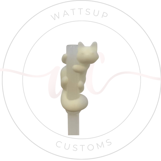 Cat Straw Charm - Wattsupcustoms