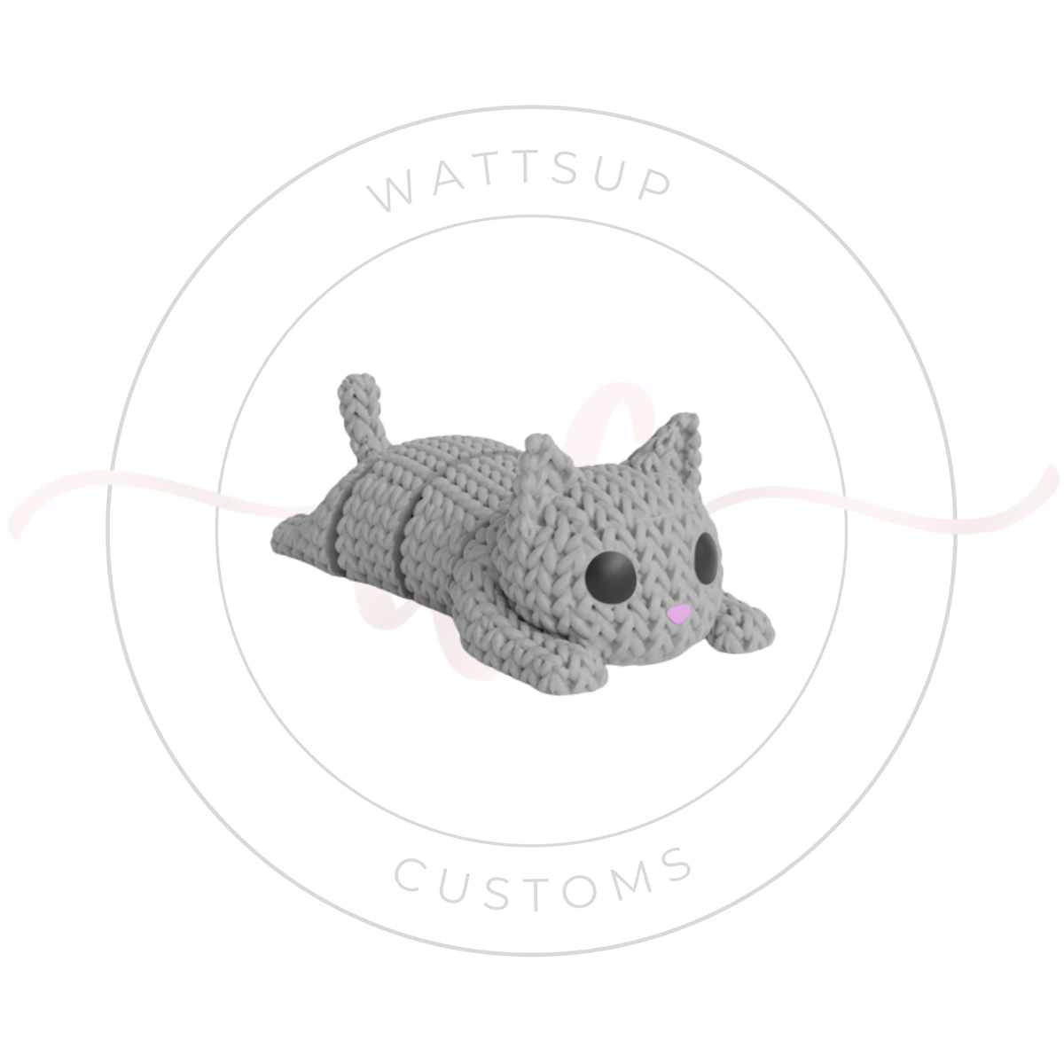 Articulated Knitted Animal Figures Or Keychains - Wattsupcustoms