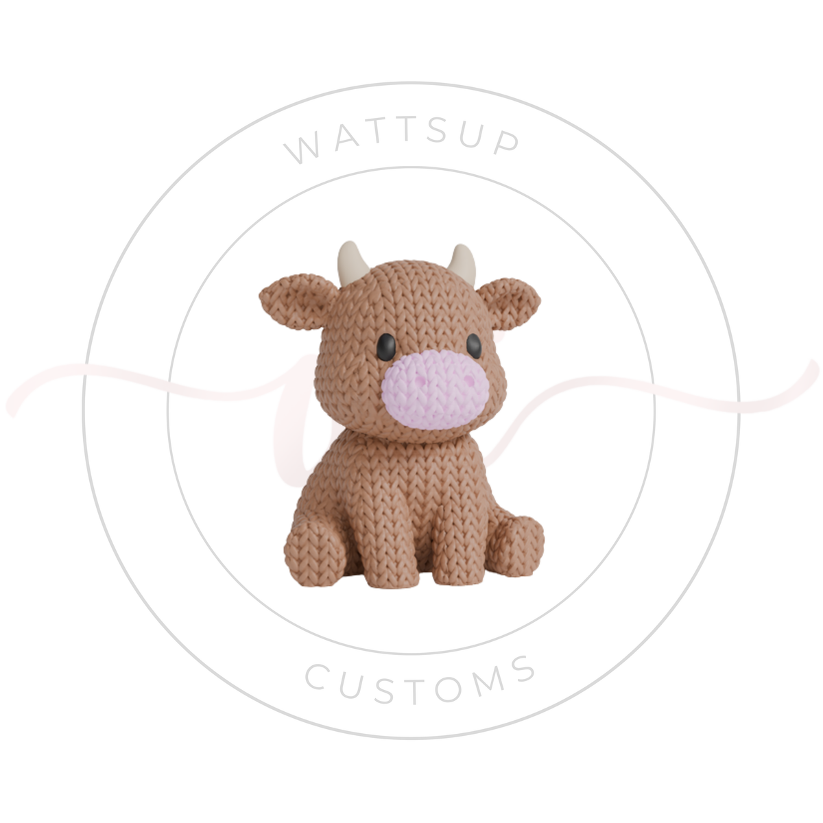 Knitted Animal Straw Charms - Wattsupcustoms