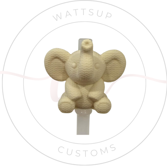 Elephant Straw Charm - Wattsupcustoms