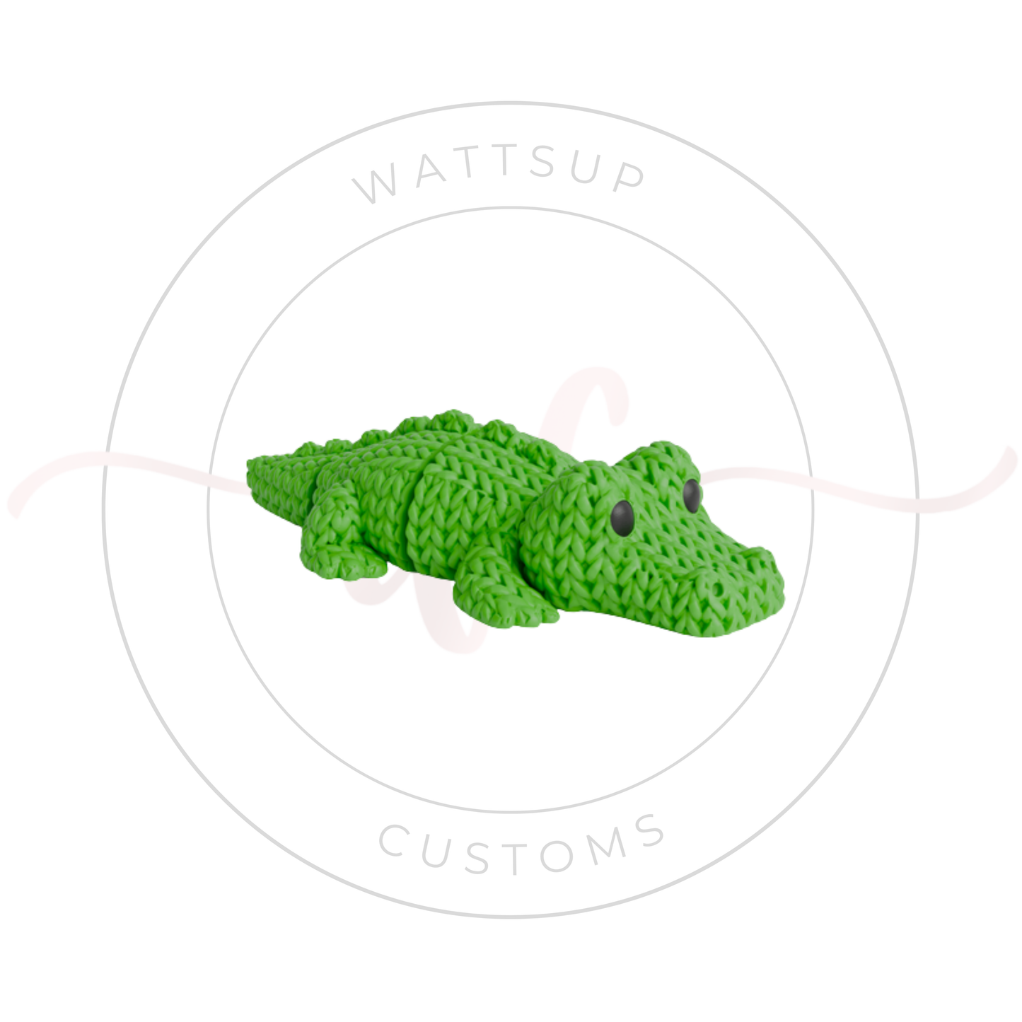Articulated Knitted Animal Figures Or Keychains - Wattsupcustoms