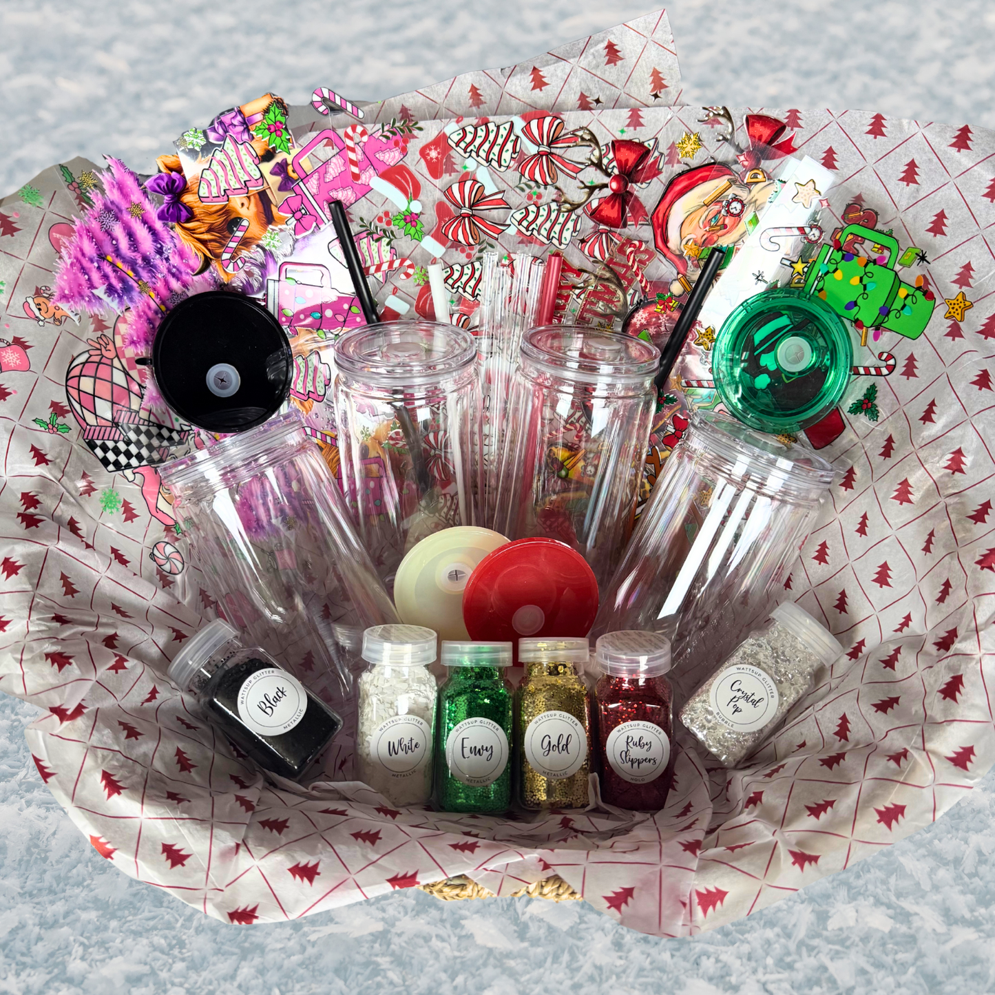 Snow Globe Crafters Bundle - Monthly Themed Edition - Wattsupcustoms