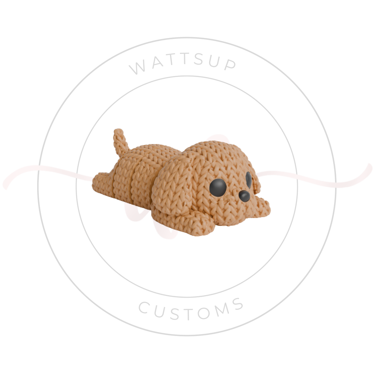 Articulated Knitted Animal Figures Or Keychains - Wattsupcustoms