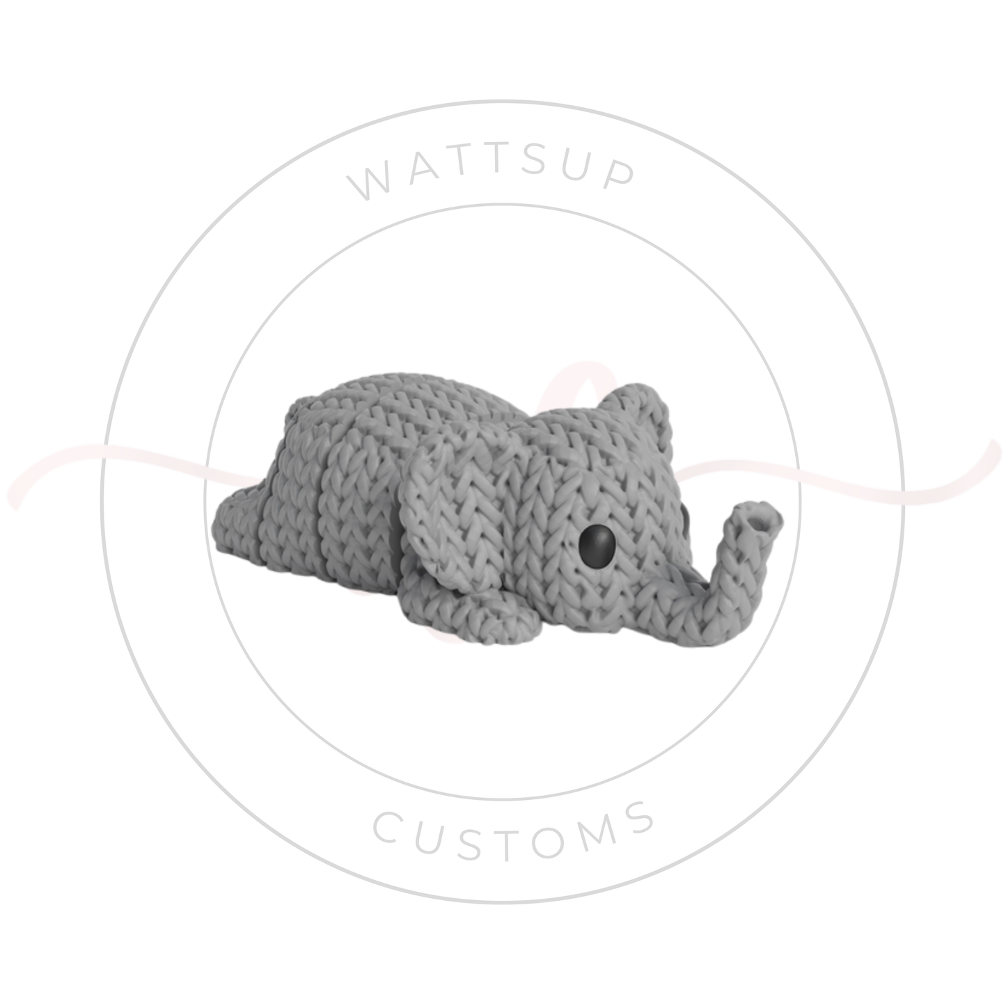 Articulated Knitted Animal Figures Or Keychains - Wattsupcustoms