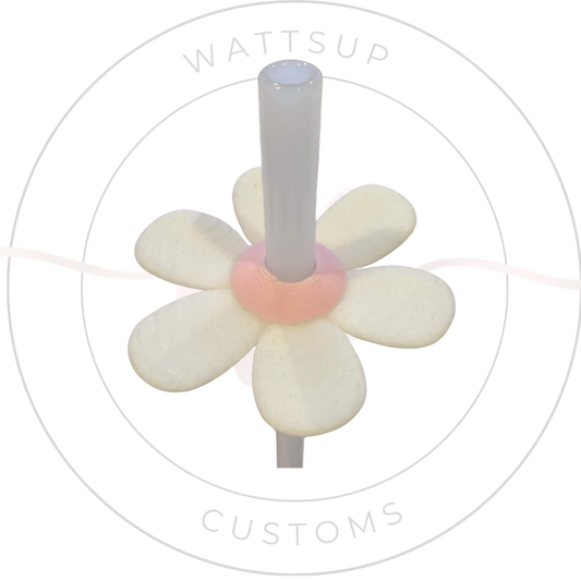 Daisy Straw Charm - Wattsupcustoms