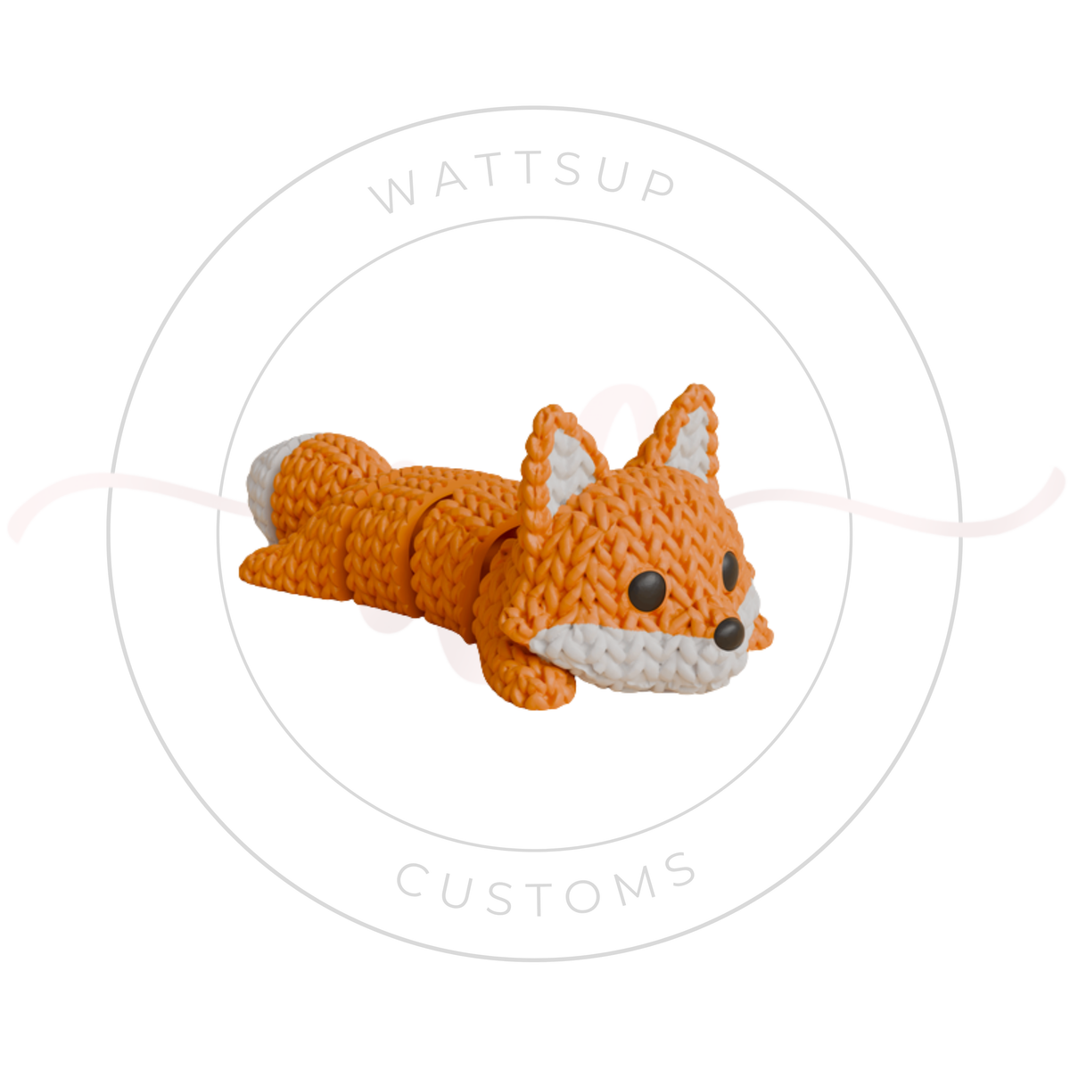 Articulated Knitted Animal Figures Or Keychains - Wattsupcustoms