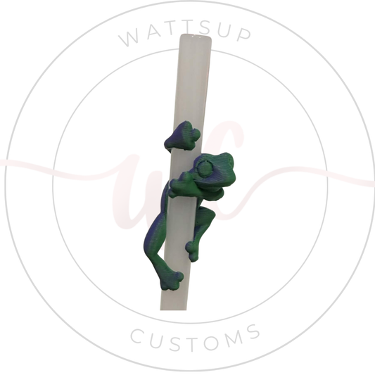 Frog Straw Charm - Wattsupcustoms