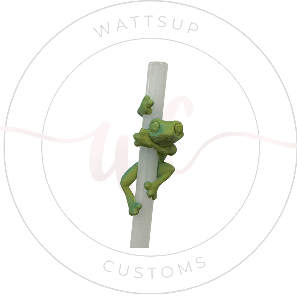 Frog Straw Charm