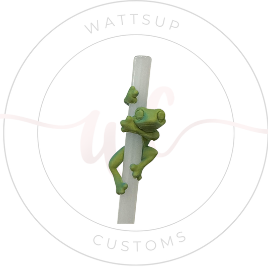 Frog Straw Charm - Wattsupcustoms