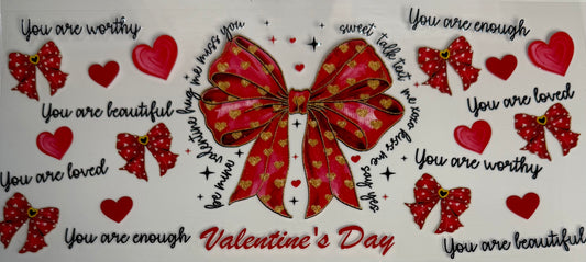 Valentine’s Day bow - Wattsupcustoms