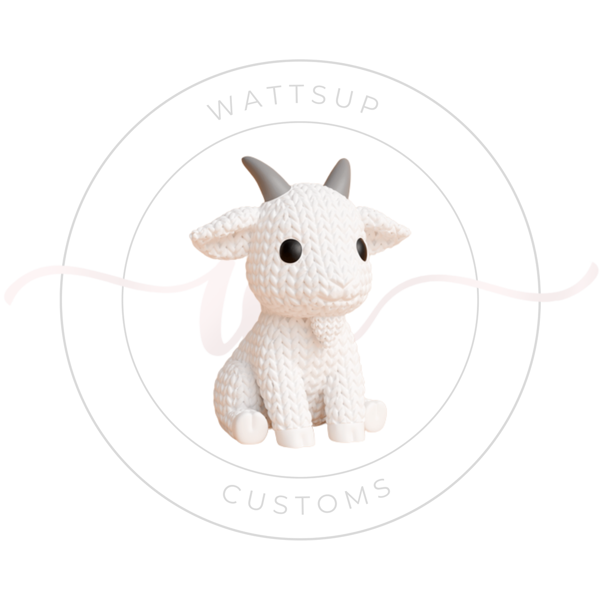 Knitted Animal Straw Charms - Wattsupcustoms