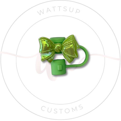 Bow Straw Toppers - Wattsupcustoms