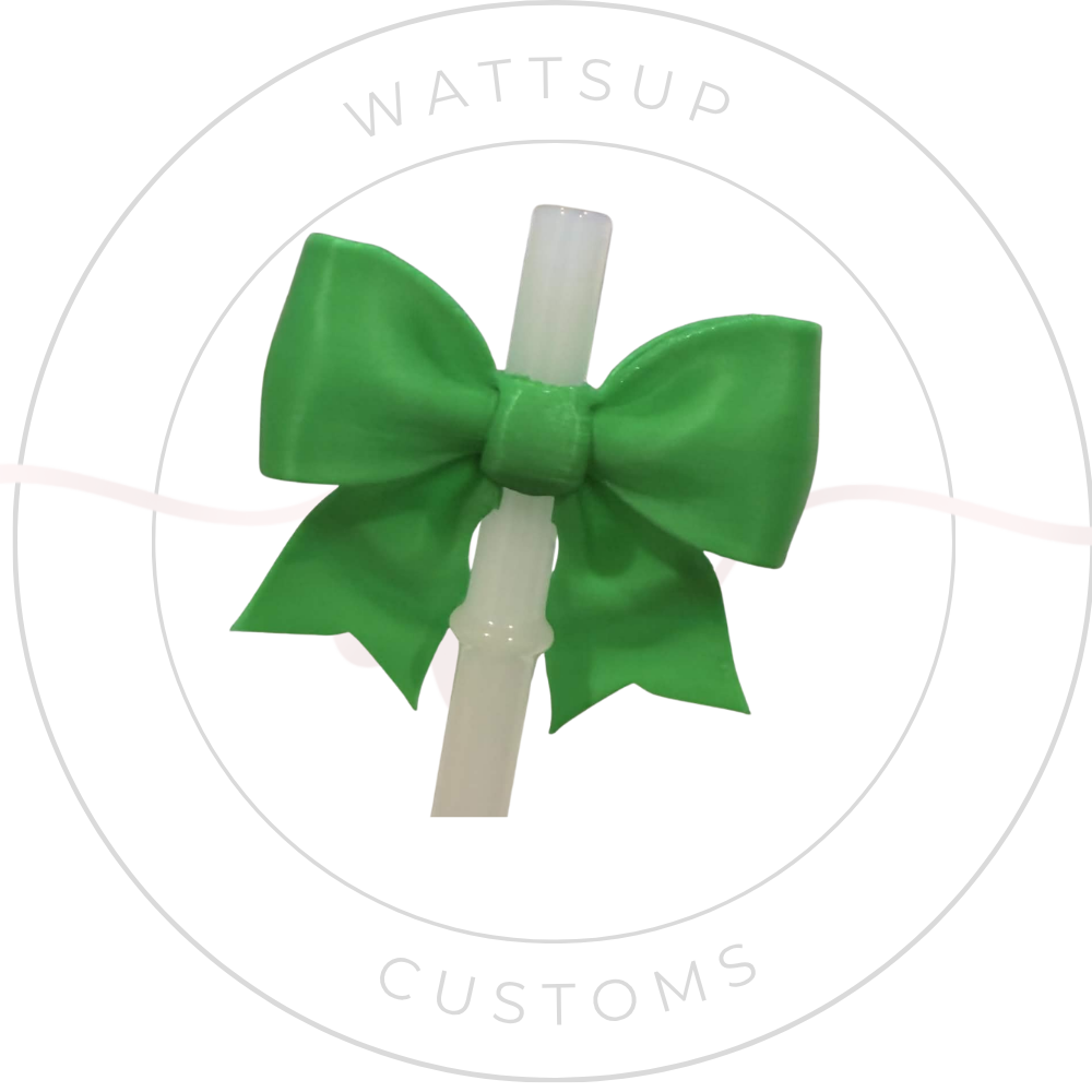 Bow Straw Charm - Wattsupcustoms