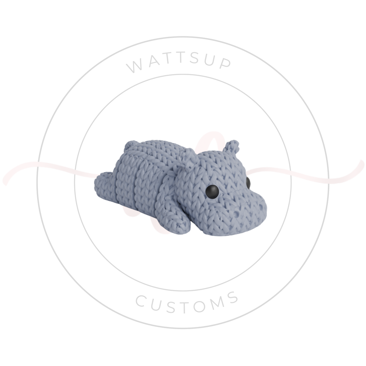 Articulated Knitted Animal Figures Or Keychains - Wattsupcustoms