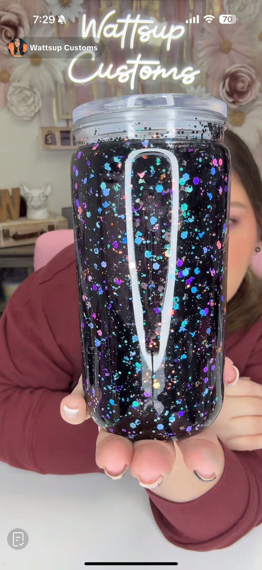 16oz Acrylic Slow Flow *NEW* Black Magic Mix - Wattsupcustoms