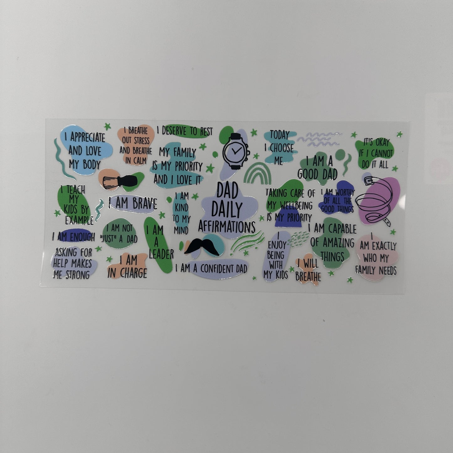 Dad daily affirmations - Wattsupcustoms