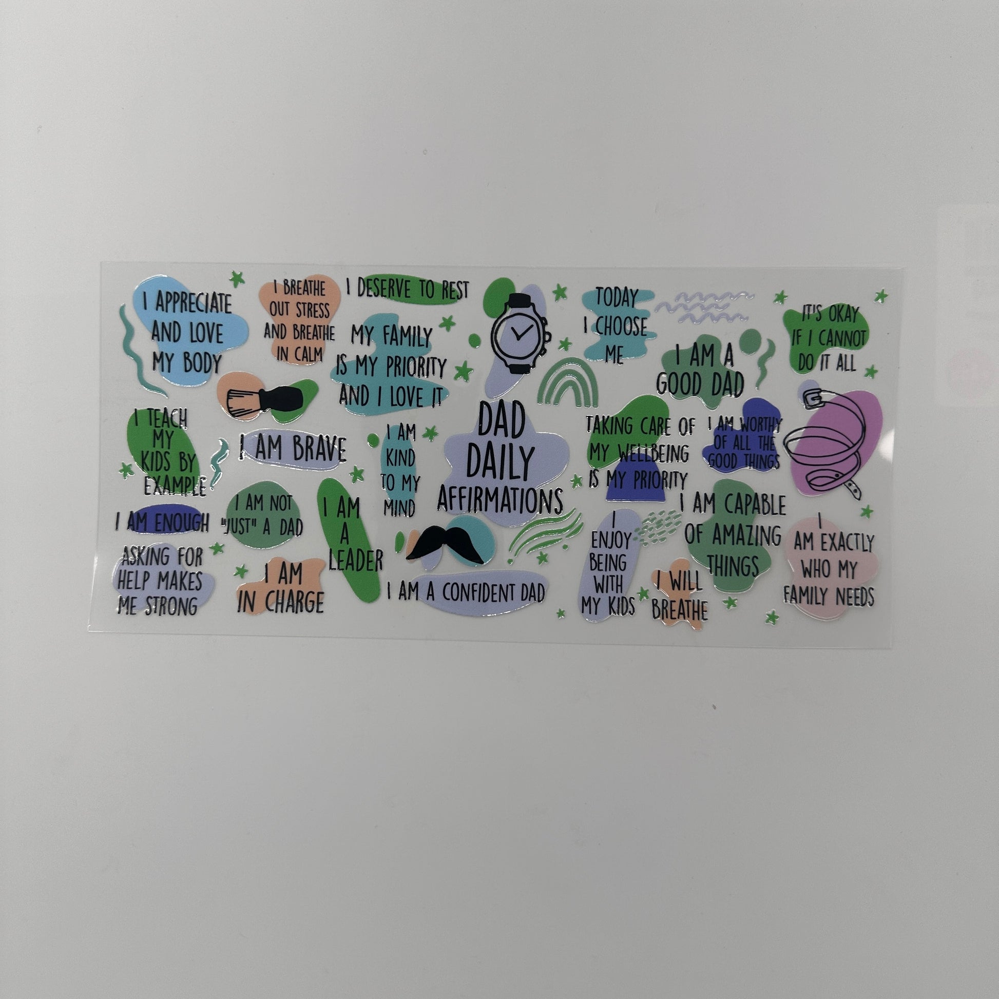 Dad daily affirmations - Wattsupcustoms