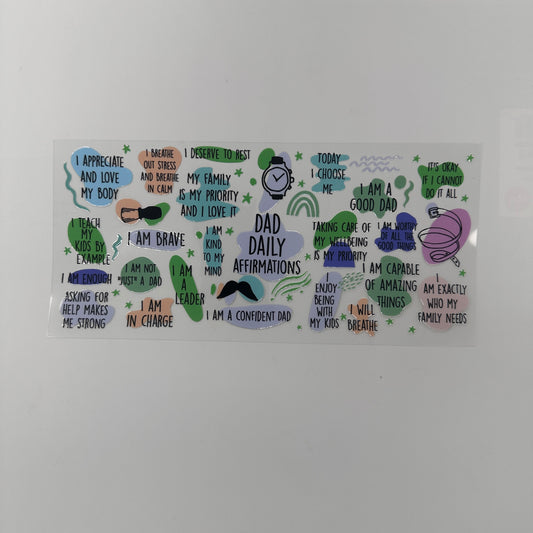 Dad daily affirmations - Wattsupcustoms