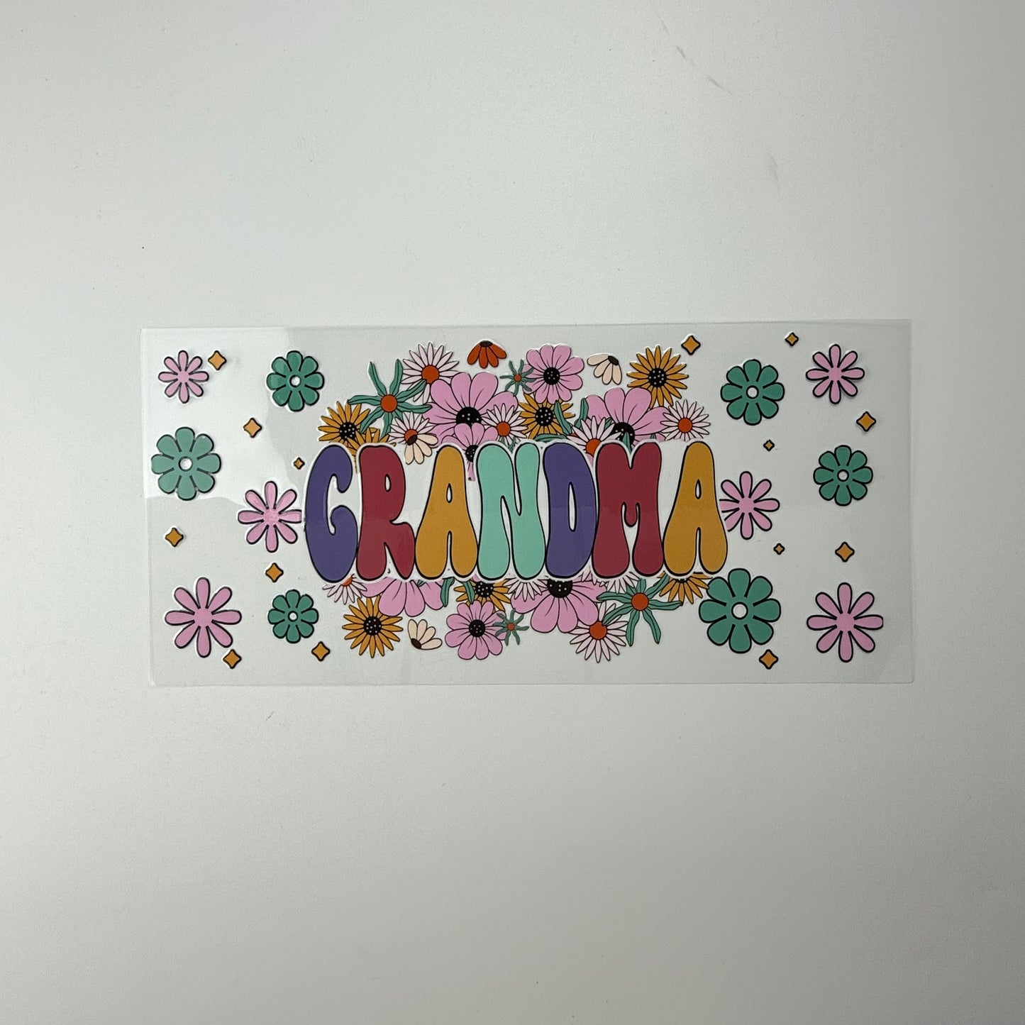 Grandma and Flowers - Wattsupcustoms