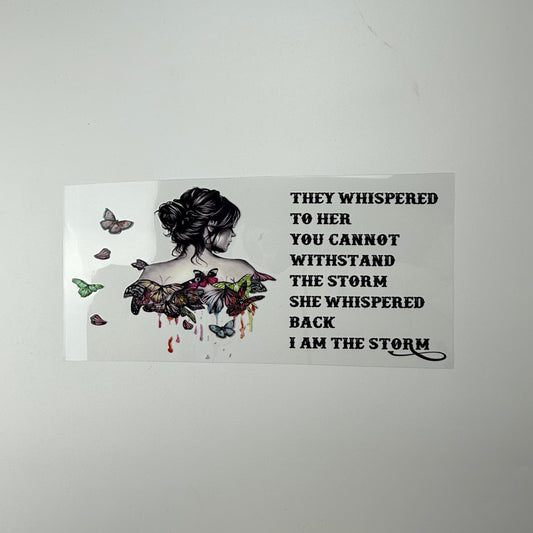 I Am The Storm Quote