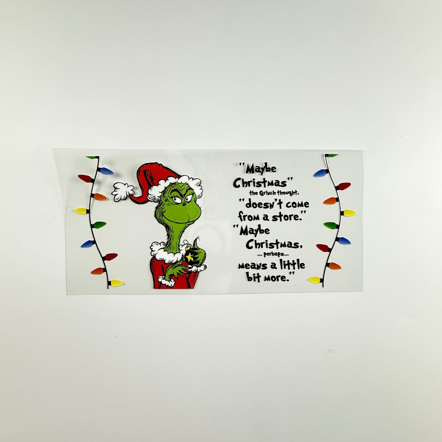 Christmas Grinch Quote - Wattsupcustoms