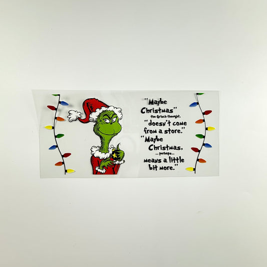 Christmas Grinch Quote - Wattsupcustoms