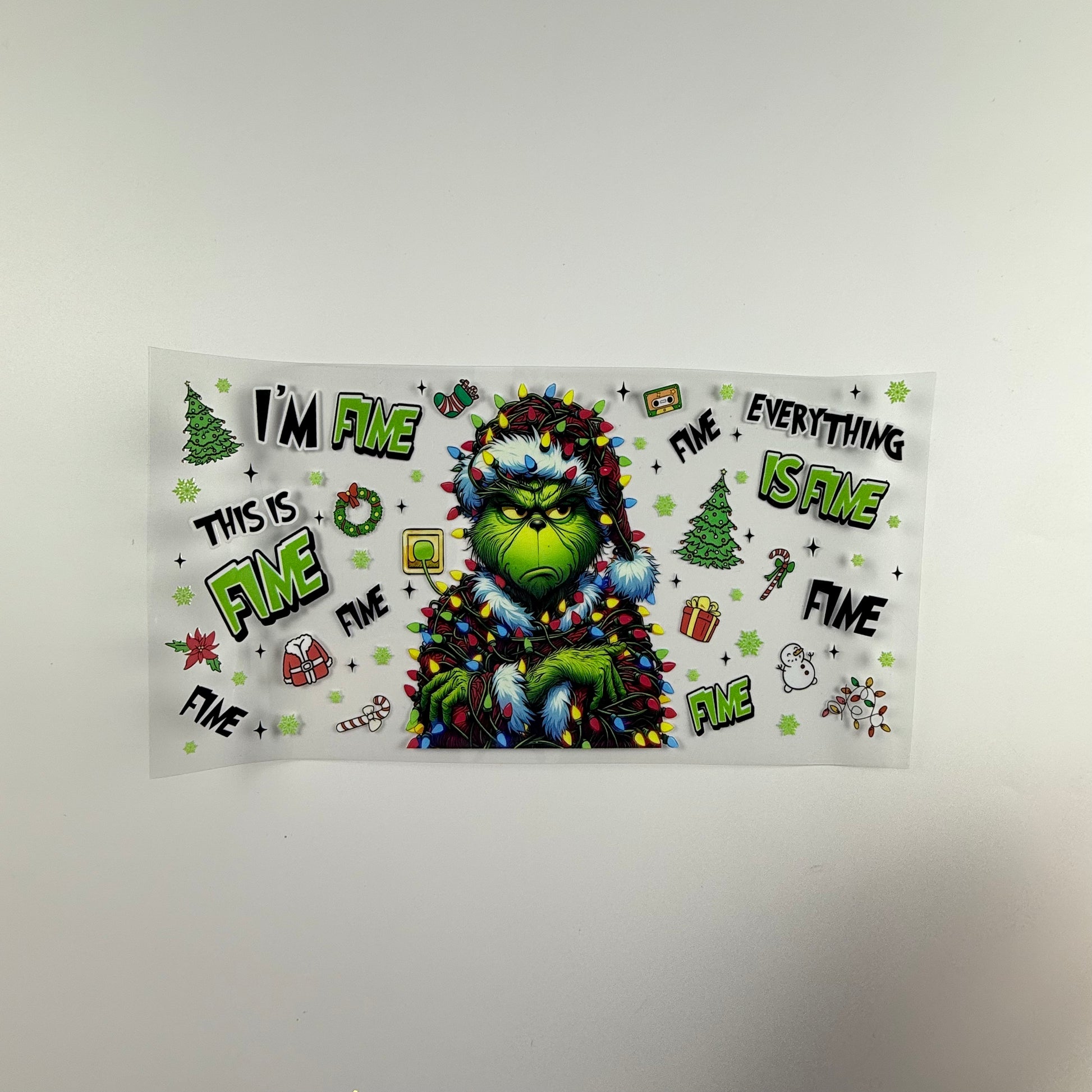 Christmas Grinch I'm Fine - Wattsupcustoms