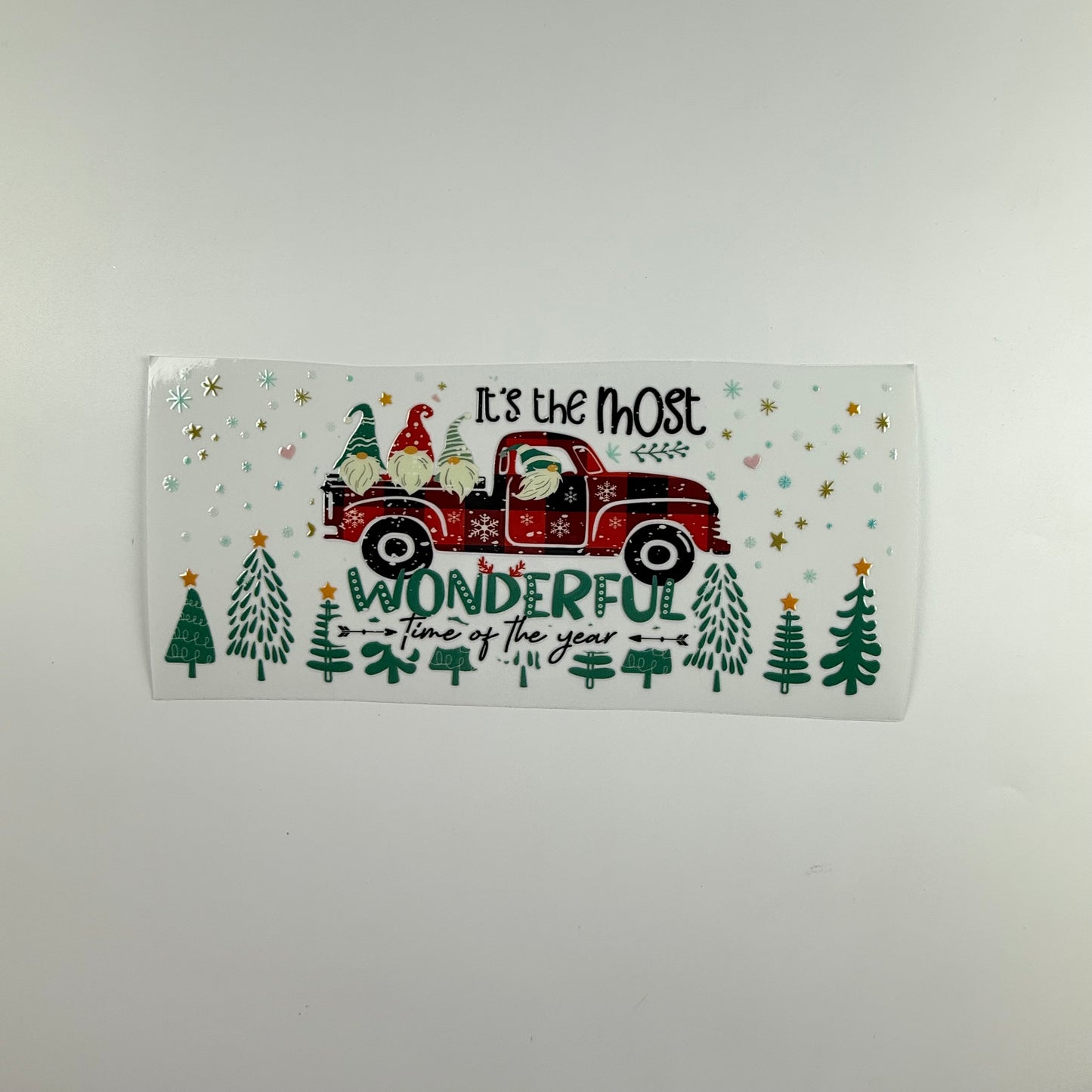 Christmas Truck and Gnomes - Wattsupcustoms