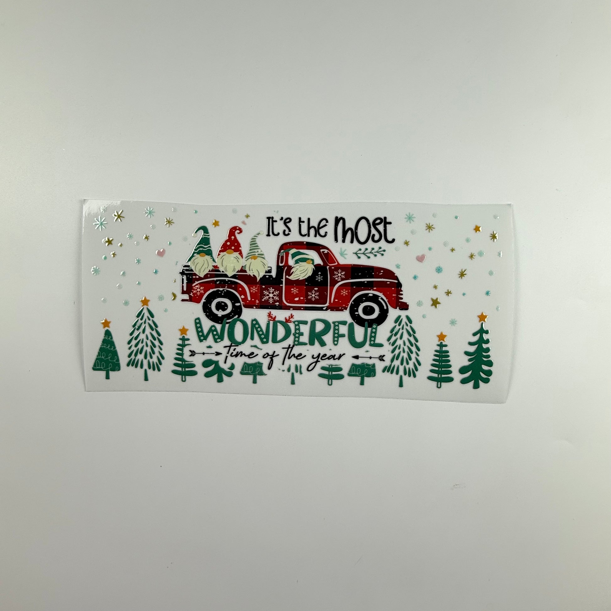 Christmas Truck and Gnomes - Wattsupcustoms