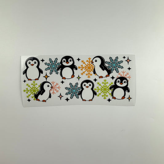Christmas Penguins and Snowflakes - Wattsupcustoms