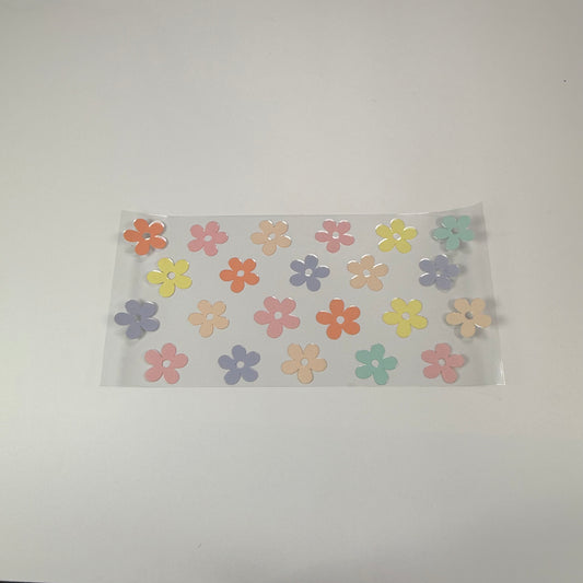 Pattern - Colored Daisies - Wattsupcustoms