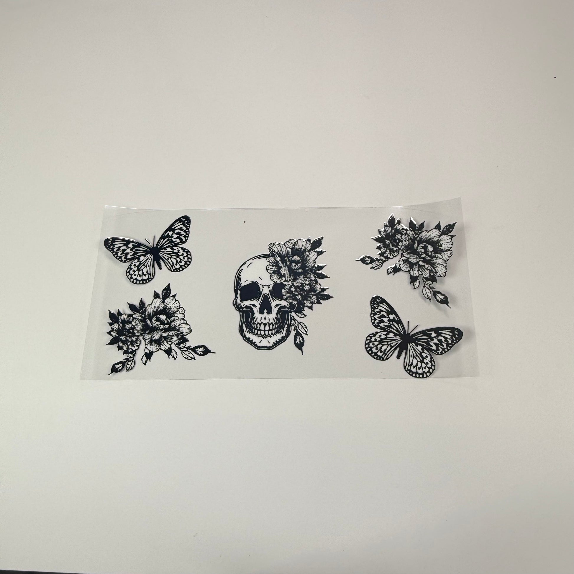 Skull and Flower - Wattsupcustoms