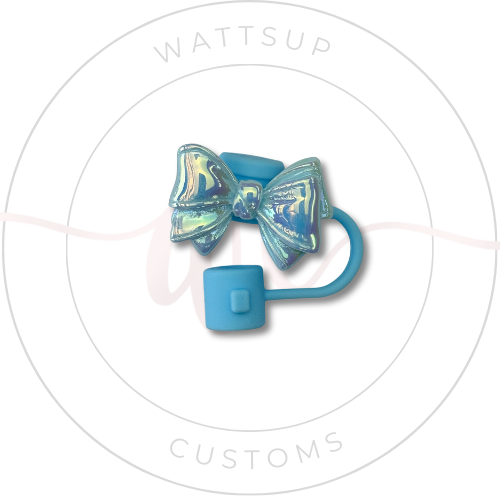 Bow Straw Toppers - Wattsupcustoms