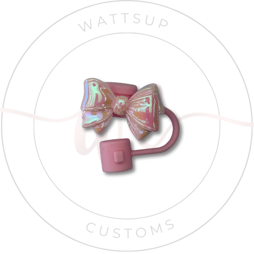 Bow Straw Toppers - Wattsupcustoms