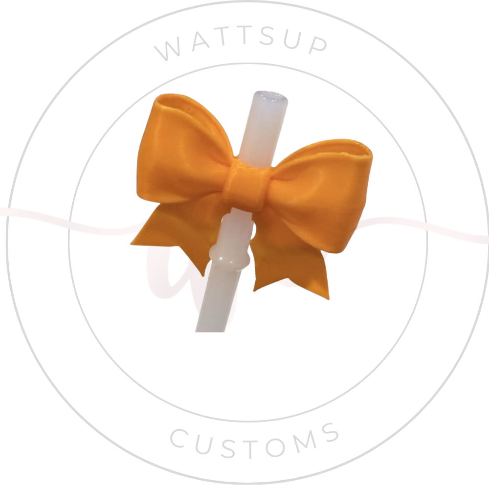Bow Straw Charm - Wattsupcustoms