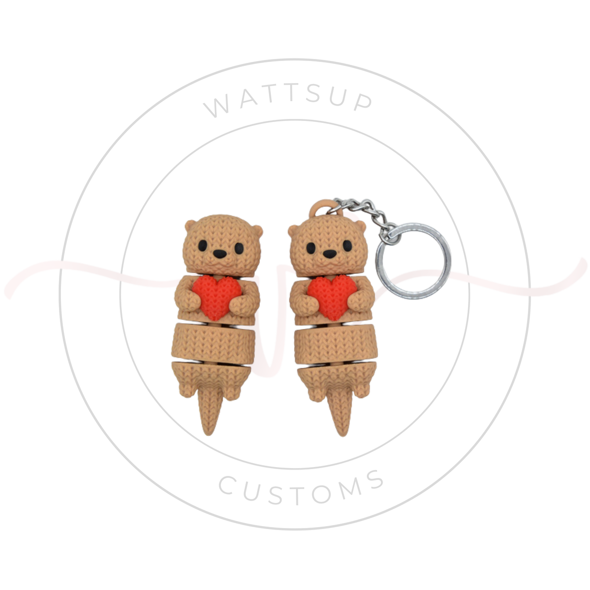 Articulated Knitted Animal Figures Or Keychains - Wattsupcustoms